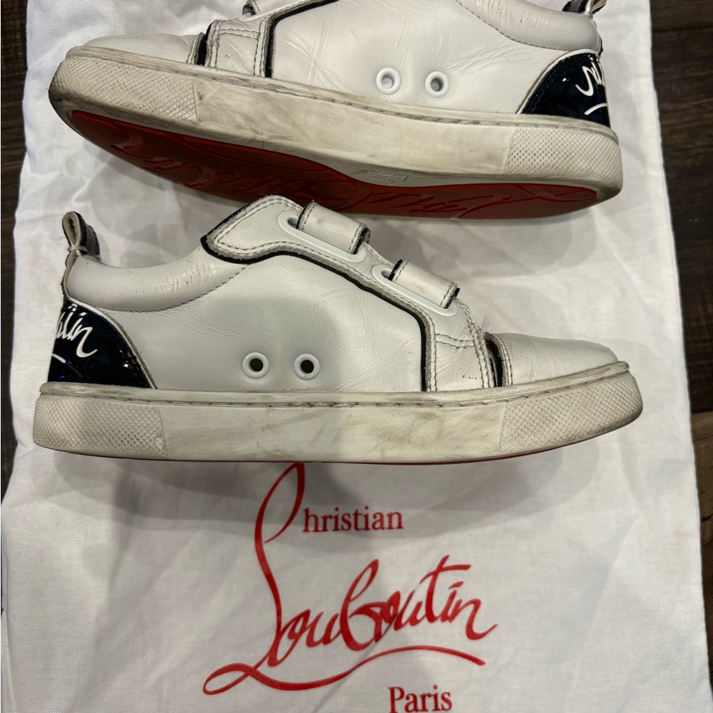 Christian Louboutin AUTHENTIC Logo heel Sneakers for boys! - Picture 4 of 9